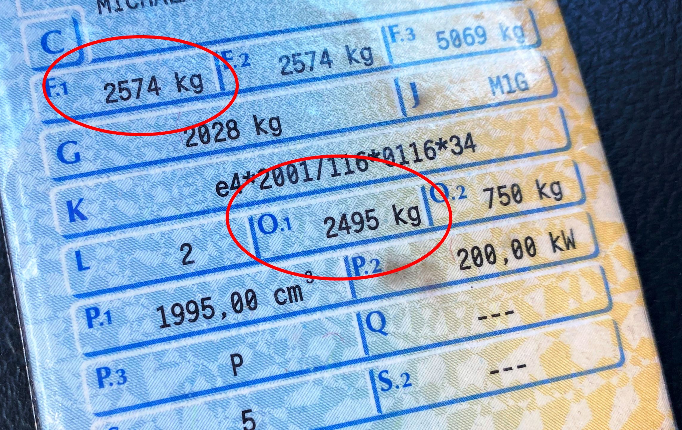Niestety to, co napisano w dowodzie, liczy się... dosłownie. Najlepiej z kalkulatorem.