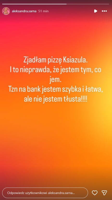 Aleksandra Sarna o pizzy Książula