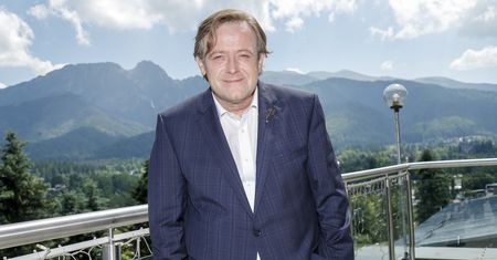 Olaf Lubaszenko na zdjęciu z ukochaną. Rzadko pokazują się razem