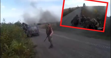 Niebywały chaos. Rosjanie uciekali w panice, wpadli do rowu