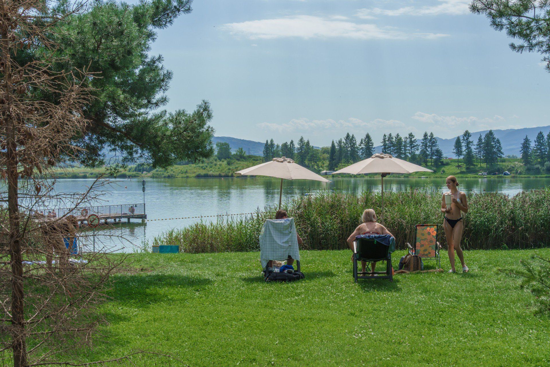 10.08.2025 Stary Sącz, stawy, kąpielisko, aquapark, lato, opalanie

fot. Damian Radziak