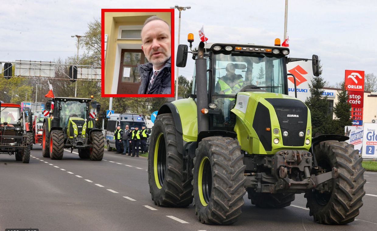 Gnojowica na schodach. "Gnój, jaki zostawił nam PiS"