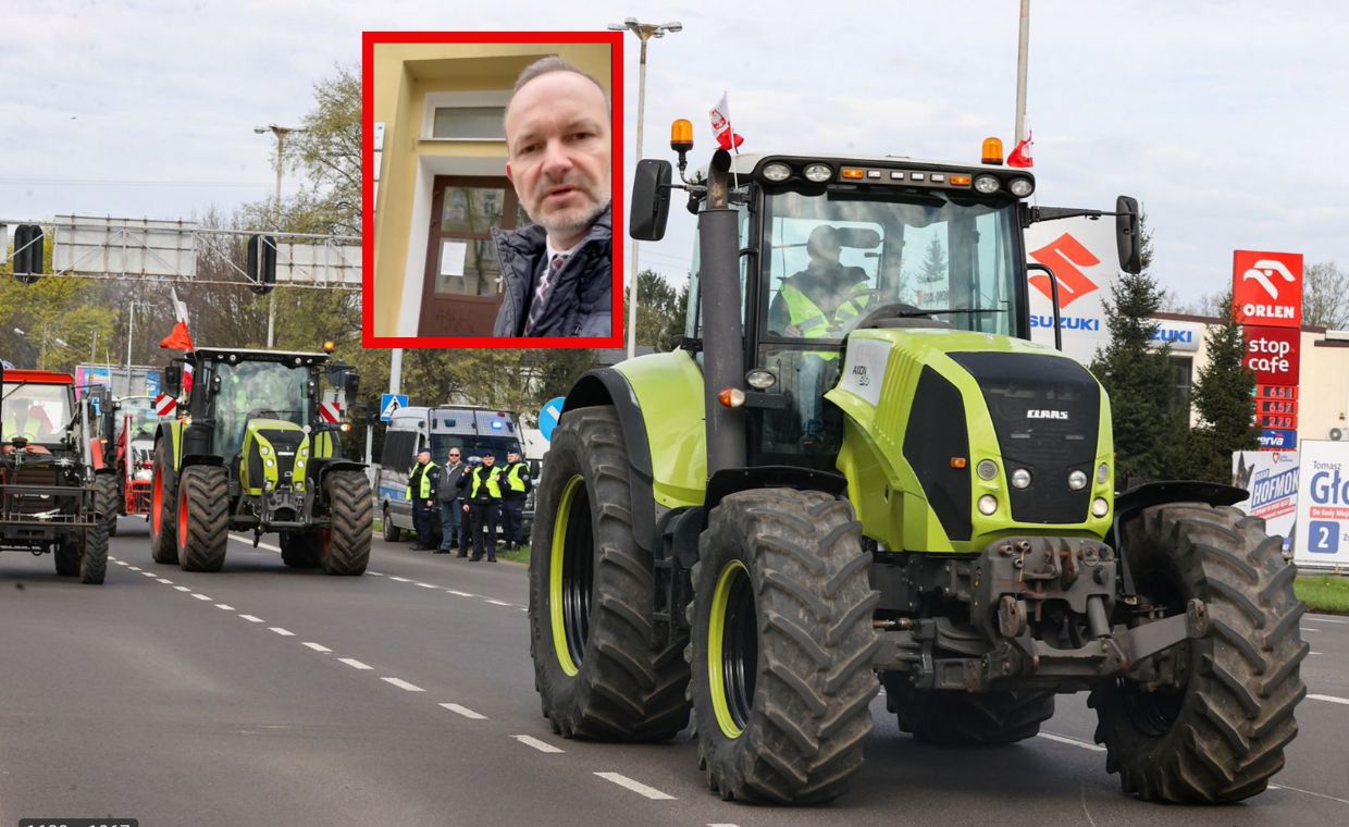 Gnojowica na schodach. "Gnój, jaki zostawił nam PiS"