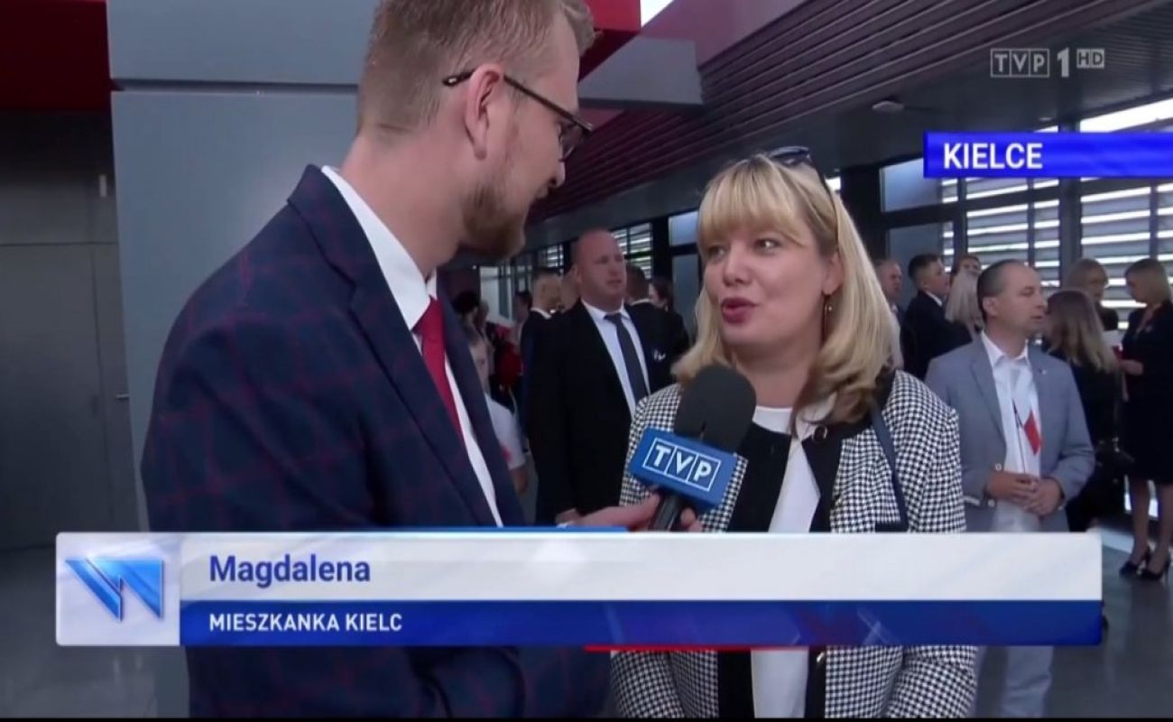 ''Przypadkowa'' zwolenniczka PiS w TVP. Kim jest pani Magdalena?