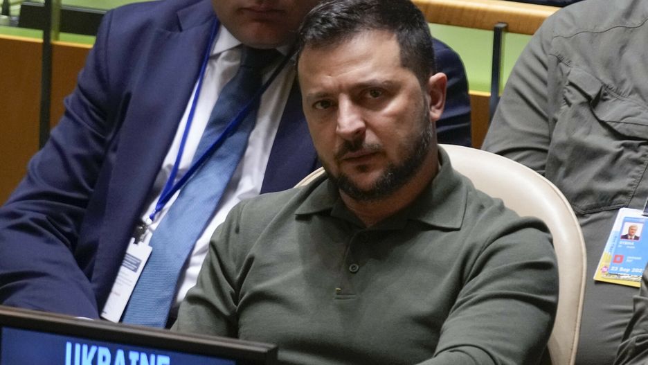 78. sesja Zgromadzenia Og�lnego ONZUkrainian President Volodymyr Zelenskyy listens to speakers at the start of the 78th session of the United Nations General Assembly at United Nations headquarters, Tuesday, Sept. 19, 2023. (AP Photo/Seth Wenig)Seth Wenig