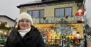 Radomsko: Świąteczne "Las Vegas". Tak swoją posesję ustroiła Jadwiga
