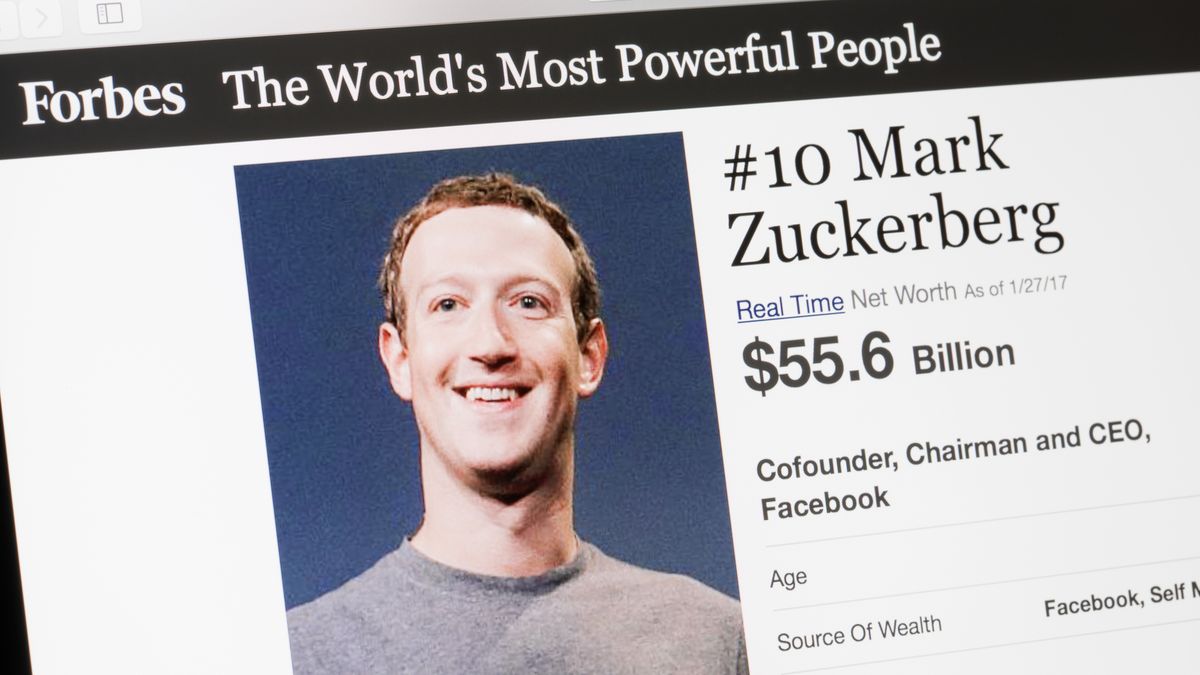 Mark Zuckerberg na liście najpotężniejszych ludzi na świecie z depositphotos