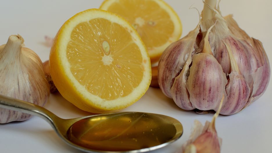cytryna, czosnek, miód, syrop, zdrowie, lekarstwo, mikstura, choroba, witaminy, natura, naturalne, zdrowy