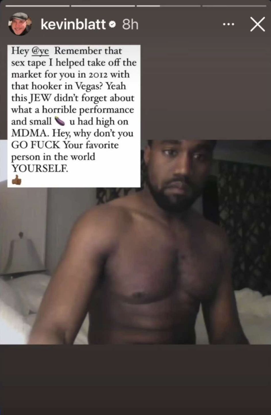 Skandal wokół seks-taśmy Kanye Westa