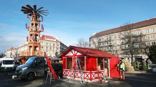 Już w piątek startuje Szczeciński Jarmark Bożonarodzeniowy. Trwają ostatnie przygotowania [ZDJĘCIA]