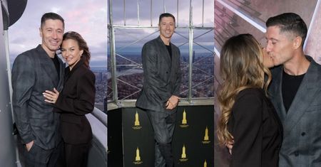 Robert Lewandowski nie pojawił się na zgrupowaniu kadry, bo... włączał podświetlenie Empire State Building z Ann (ZDJĘCIA)