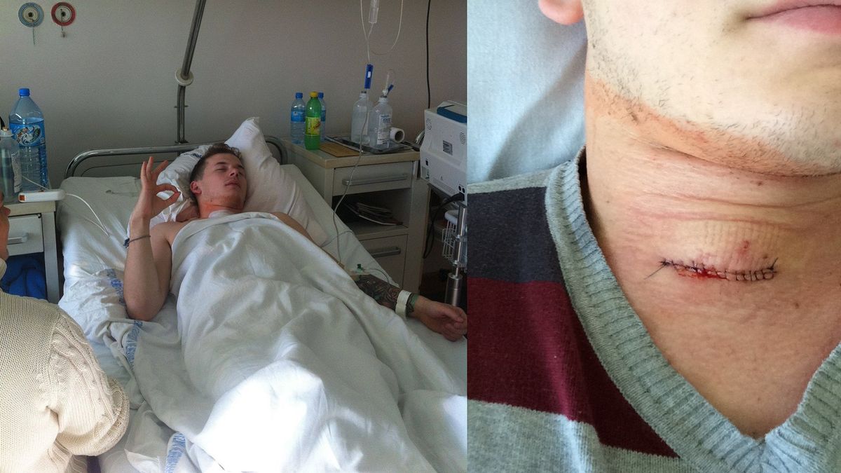 Mateusz Strelau po operacji usunięcia tarczycy