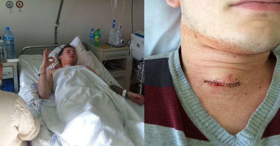 Mateusz Strelau po operacji usunięcia tarczycy
