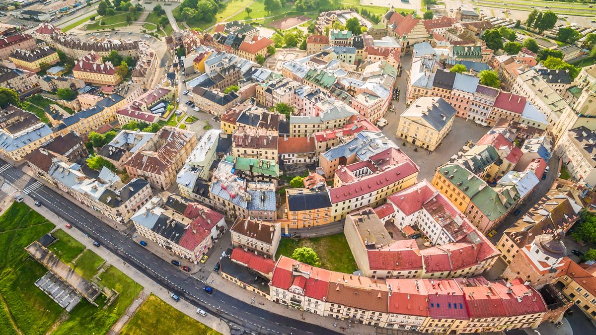 Lublin z lotu ptaka