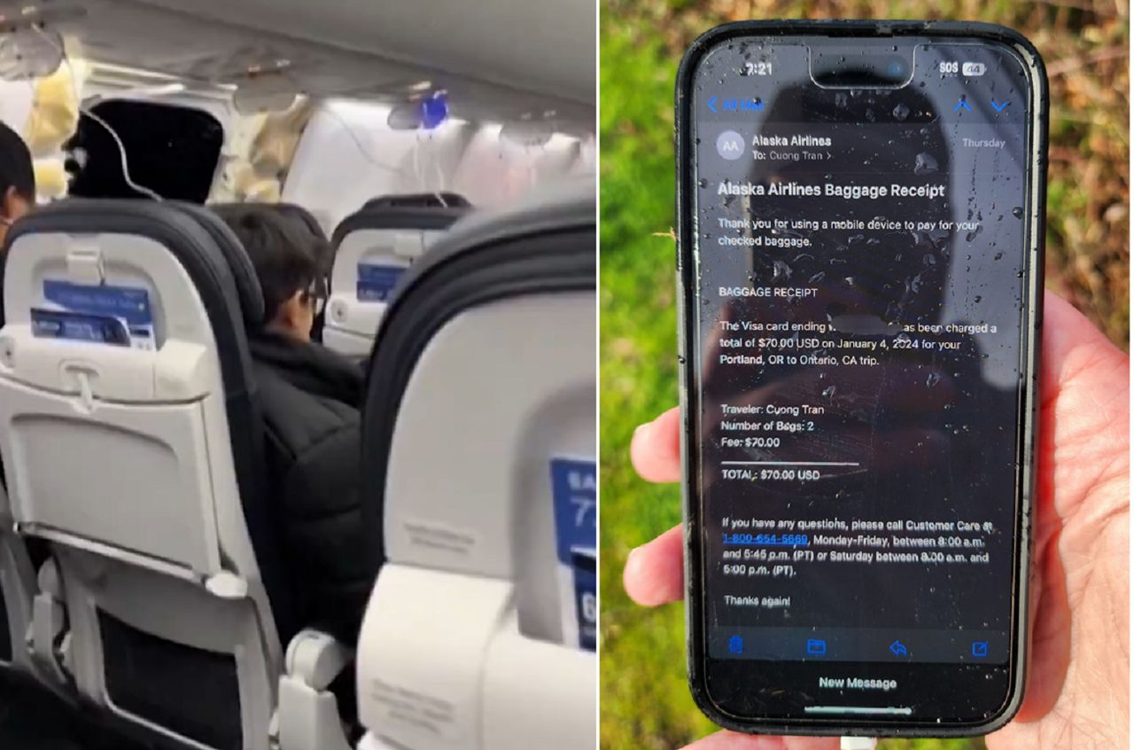 Alaska Airlines plane malfunction. iPhone survived a fall from 5 thousand meters!