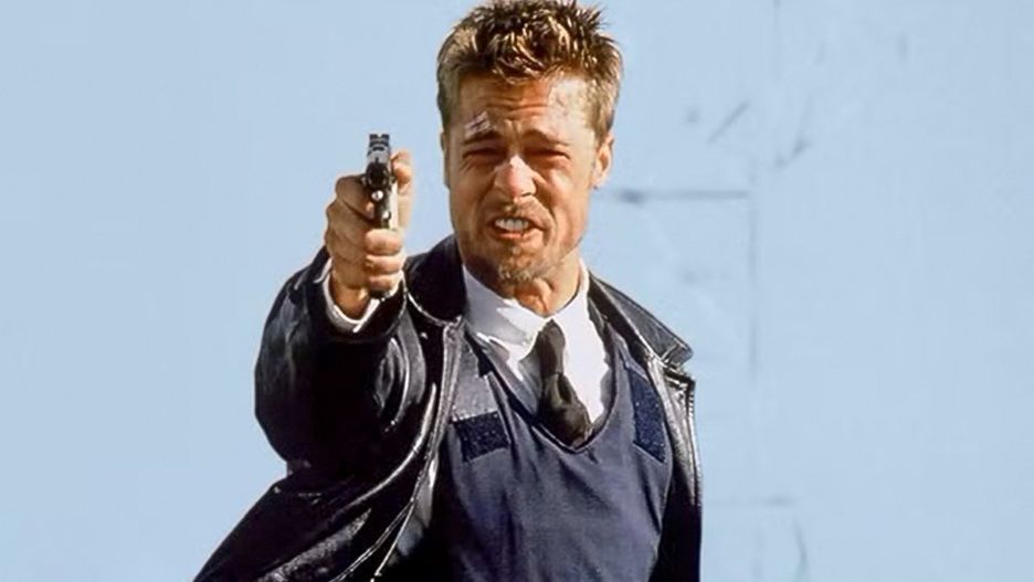 Brad Pitt w filmie "Siedem"