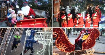 Oświęcim: Magiczny dzień. Wizytę złożył święty Mikołaj z reniferami