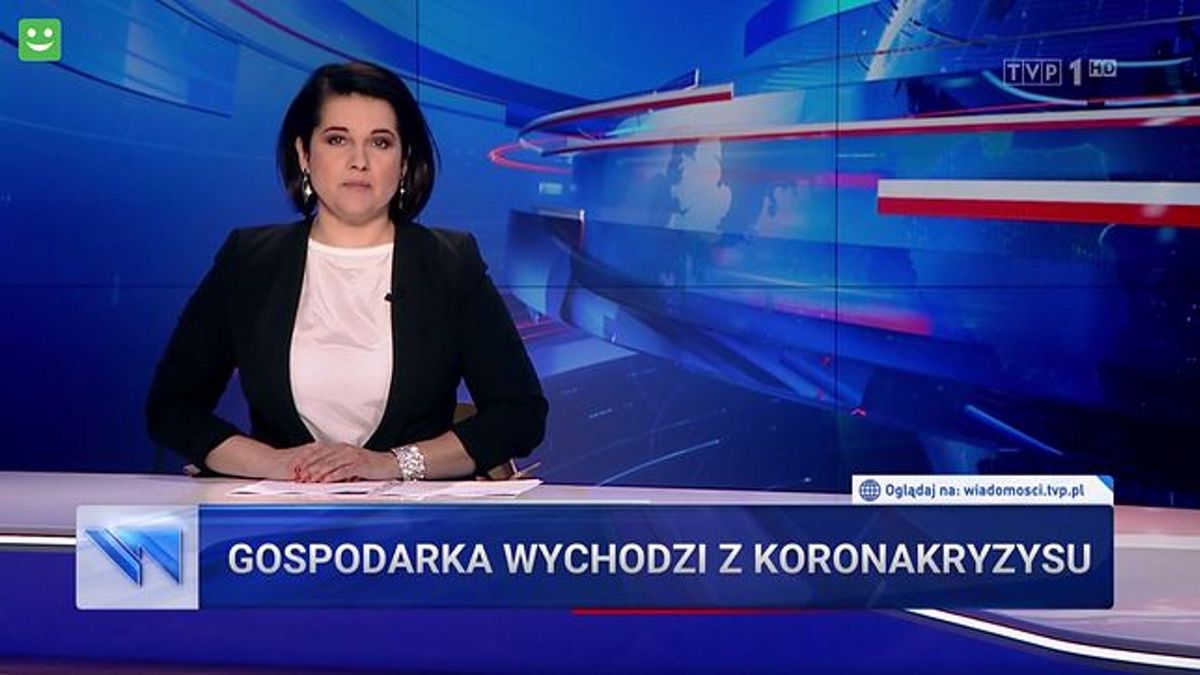 Kadr z materiału "Wiadomości"