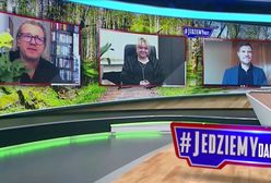 Gratulacje dla Kurskiego na antenie TVP Info. Były nawet kwiaty