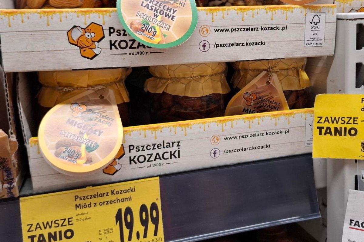 Tyle kosztuje miód z orzechami w Kauflandzie