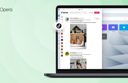 TikTok wbudowany w Operę