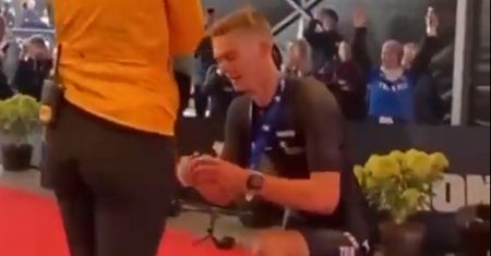 Sportowiec chciał się oświadczyć. Jednej rzeczy nie przewidział