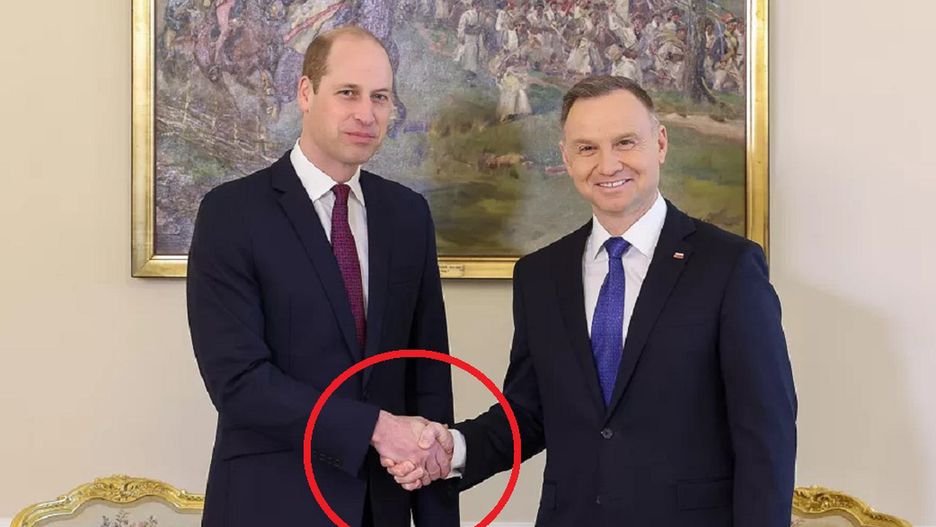 Spotkanie prezydenta Andrzeja Dudy z księciem Williamem 