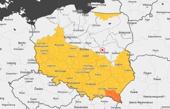 IMGW: oblodzenie na południu i w centrum. Alerty dla 10 województw