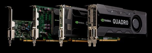 Nvidia Quadro K600 K2000 K4000 K5000 karty graficzne zdjęcie