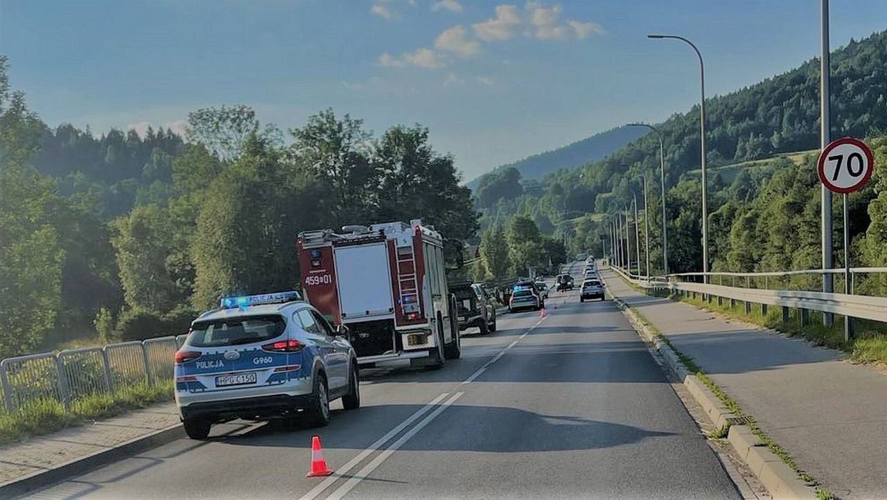 Śmiertelny wypadek z udziałem motocyklisty