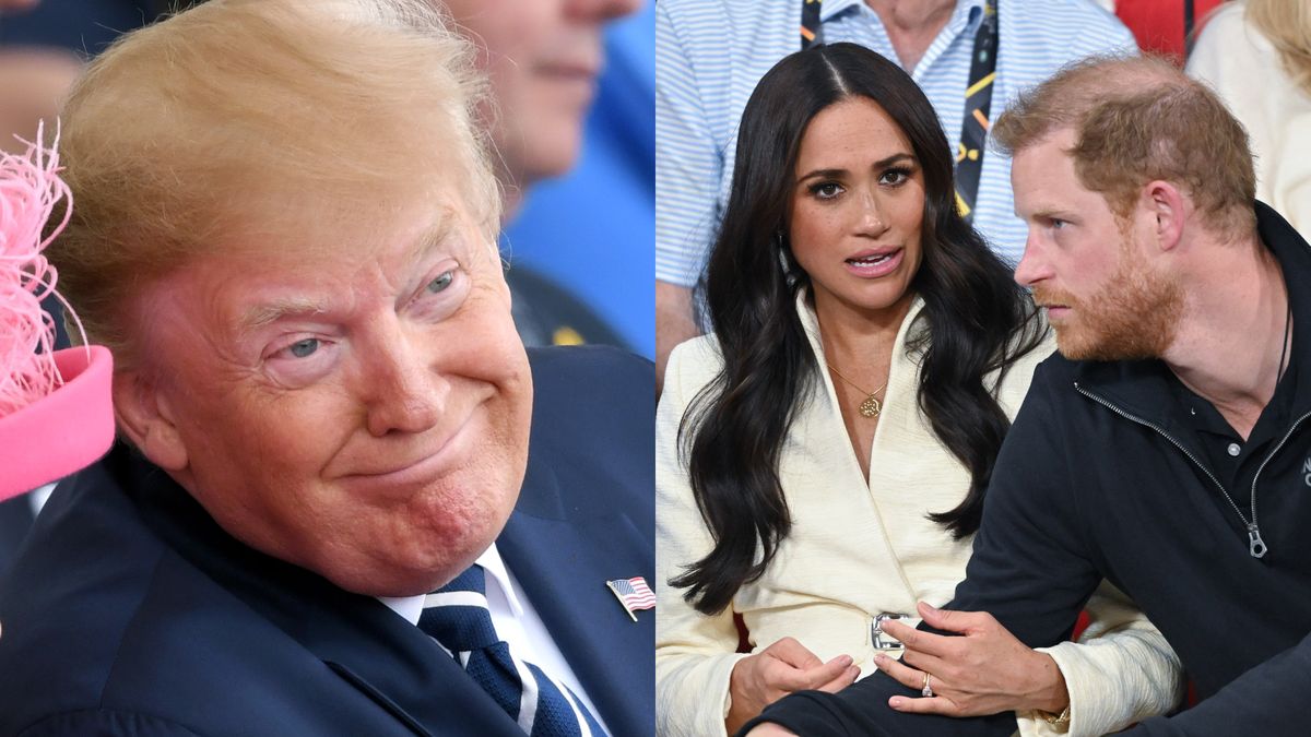 Donald Trump chce oszczędzić Harry'ego. Uderzył w Meghan
