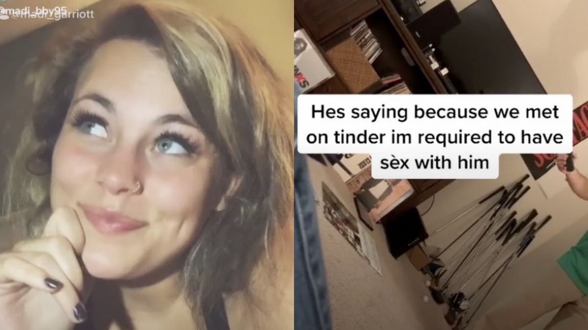 Madison umówiła się na randkę z Tindera