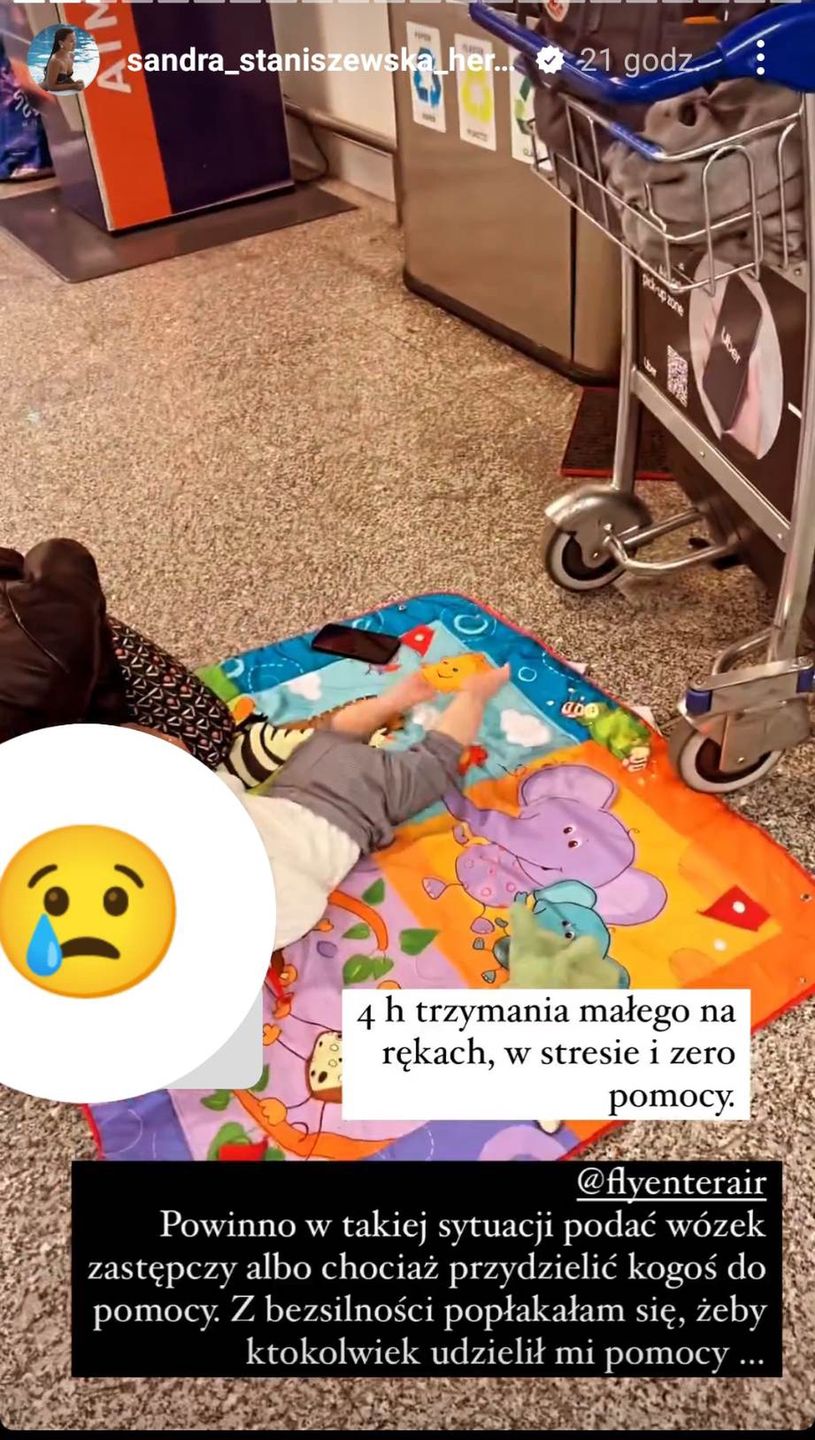 Aktorka szczegółowo opisała sytuację, jaka przytrafiła jej się na lotnisku