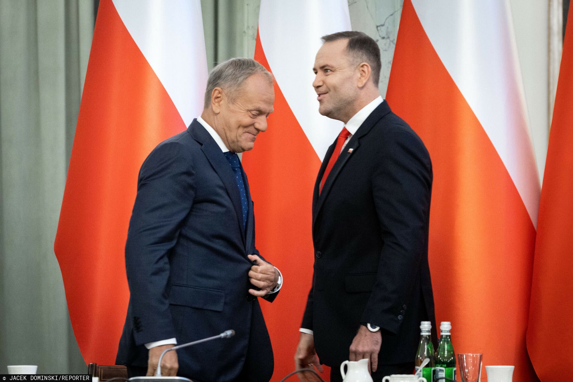 wiadomości,aktualności,WP Wiadomości Sondaż: Polacy oczekują współpracy Nawrockiego i Tuska