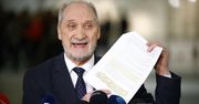 Macierewicz: dokument był, zabrali go ludzie Kosiniaka-Kamysza