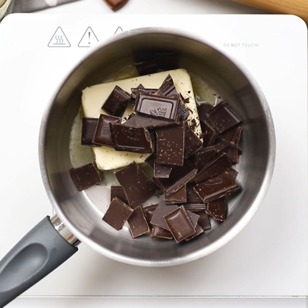 Najpierw przygotowuję bazę na brownie