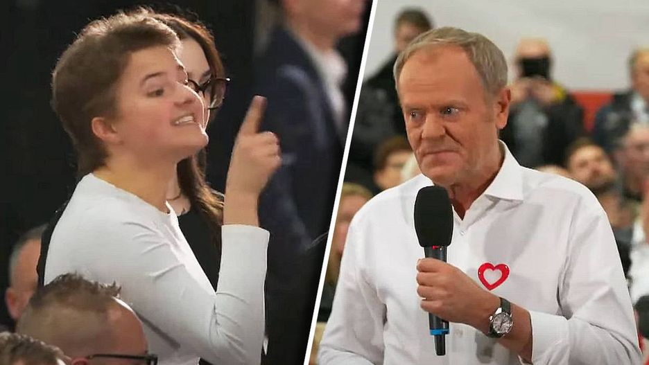Zamieszanie na spotkaniu z Donaldem Tuskiem 