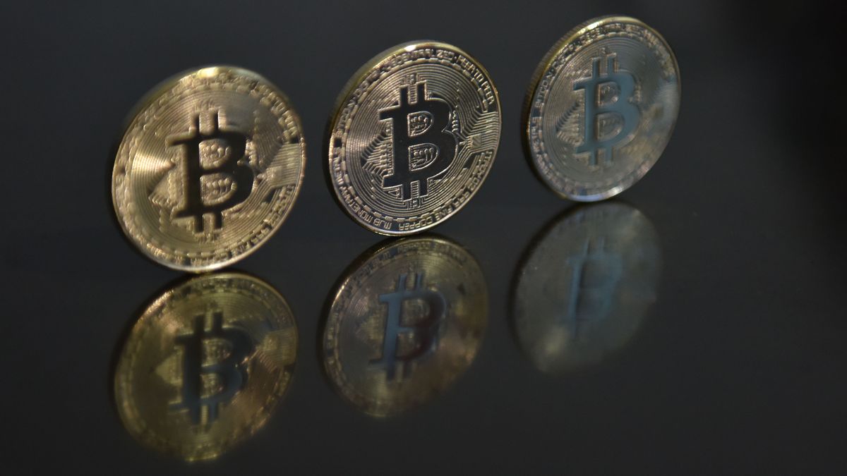 FUYANG, CHINA - MARCH 12, 2021 - A view of bitcoin, Fuyang, Anhui Province, China, March 12, 2021. The price of bitcoin has been rising since 2021.PHOTOGRAPH BY Costfoto / Barcroft Studios / Future Publishing (Photo credit should read Costfoto/Barcroft Media via Getty Images)