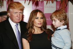 Melania Trump z mężem i synem. 14-letni Barron przerósł już ojca