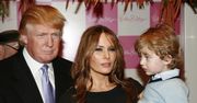 Melania Trump z mężem i synem. 14-letni Barron przerósł już ojca