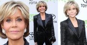 80-letnia Jane Fonda pozuje z przydeptanymi nogawkami