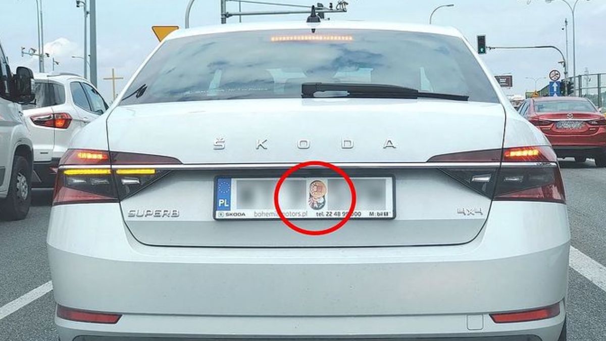 Naklejka na rejestracji. Po co? 