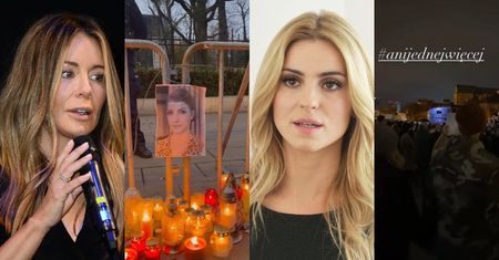 Gwiazdy idą w proteście pod hasłem "Ani jednej więcej": Katarzyna Tusk, Małgorzata Rozenek, Joanna Przetakiewicz, Kayah... (ZDJĘCIA)