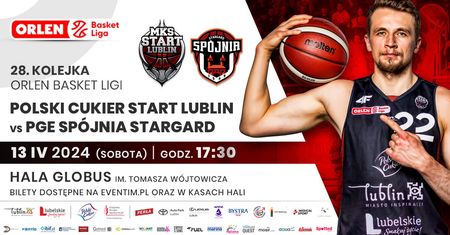 Polski Cukier Start Lublin vs PGE Spójnia Stargard. Wygraj bilety na mecz