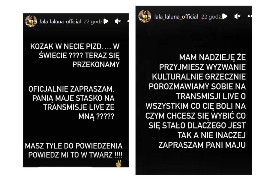 Laluna do Mai Staśko na Instagramie