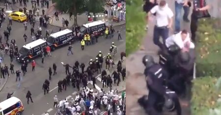 Zamieszki kibiców Legii z policją w Madrycie!
