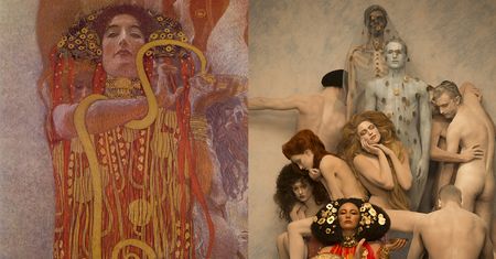 Fotografka odtworzyła obrazy Gustawa Klimta na wspaniałych zdjęciach