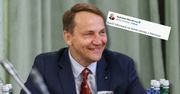 Rada Gabinetowa. Sikorski opublikował wpis ws. umowy z Mercosur