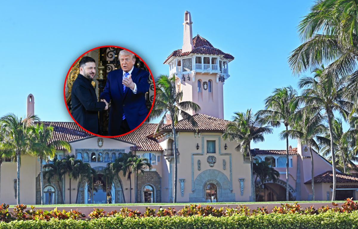 Posiadłość robi wrażenie. Tu Trump przyjął Zełenskiego