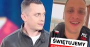 Wojciech Bojanowski z TVN24 pokazał, jak go cieszy polska niepodległość. Internauci: "Co ty w szyję dajesz?"